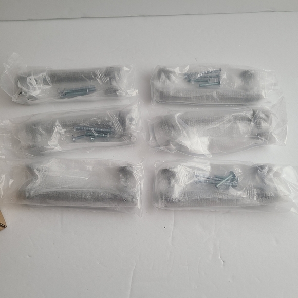 Matte Black Cabinet Pulls Set of 6 NWT Heavy Duty Hardware - Picture 10 of 12